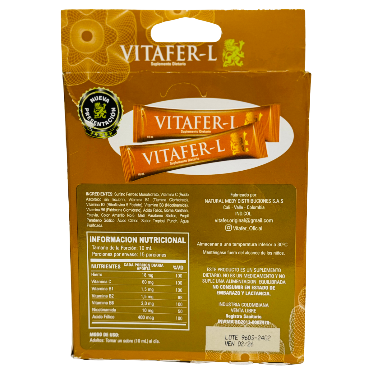 Vitafer-L 10mL Sachet